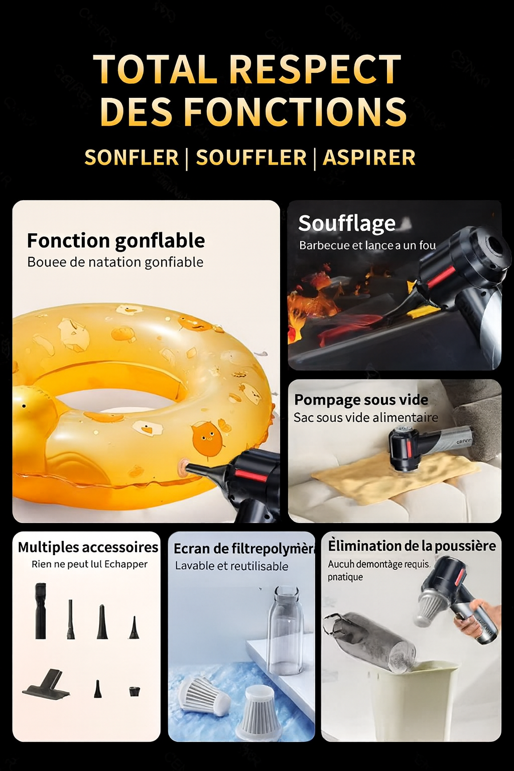 Mini Aspirateur Sans Fil