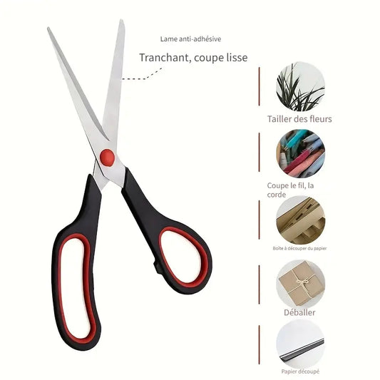 Lot de 3 paires de ciseaux multifonctions – pour gauchers et droitiers