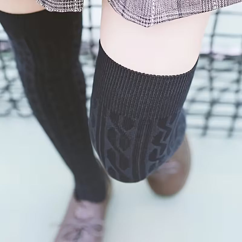 Chaussettes montantes femme – Style élégant & chaleur hivernale