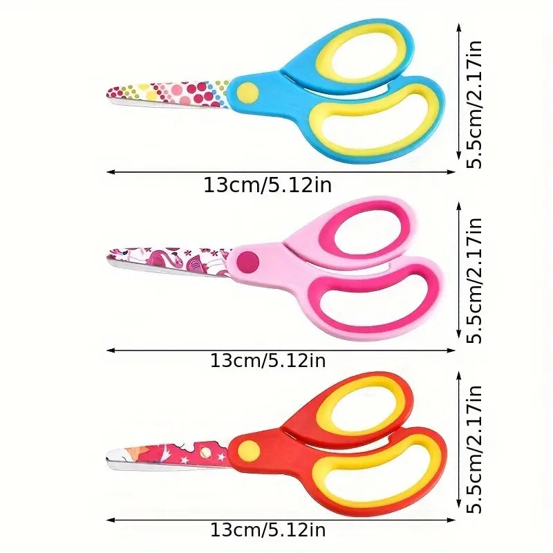 Ciseaux pour enfants gauchers - 3 pièces
