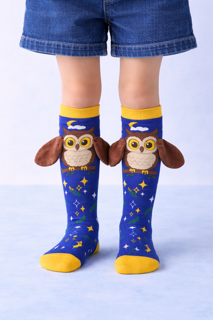 Chaussettes Enfant à Motifs Animaux – Confort & Style au Quotidien