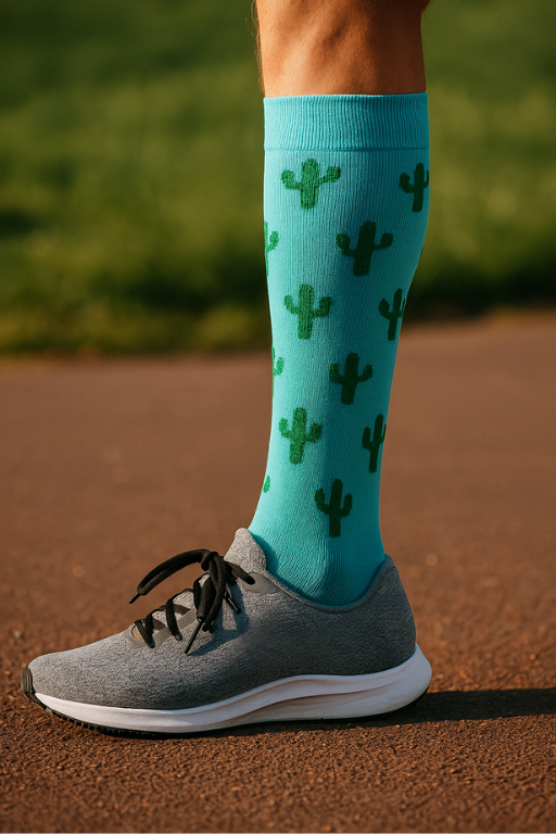 Chaussettes de contention unisexes – 5 paires confort & style (motifs animaux & couleurs vives)