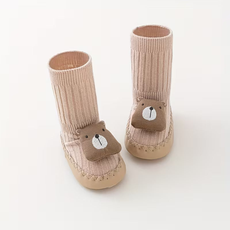 Chaussettes d’apprentissage bébé antidérapantes