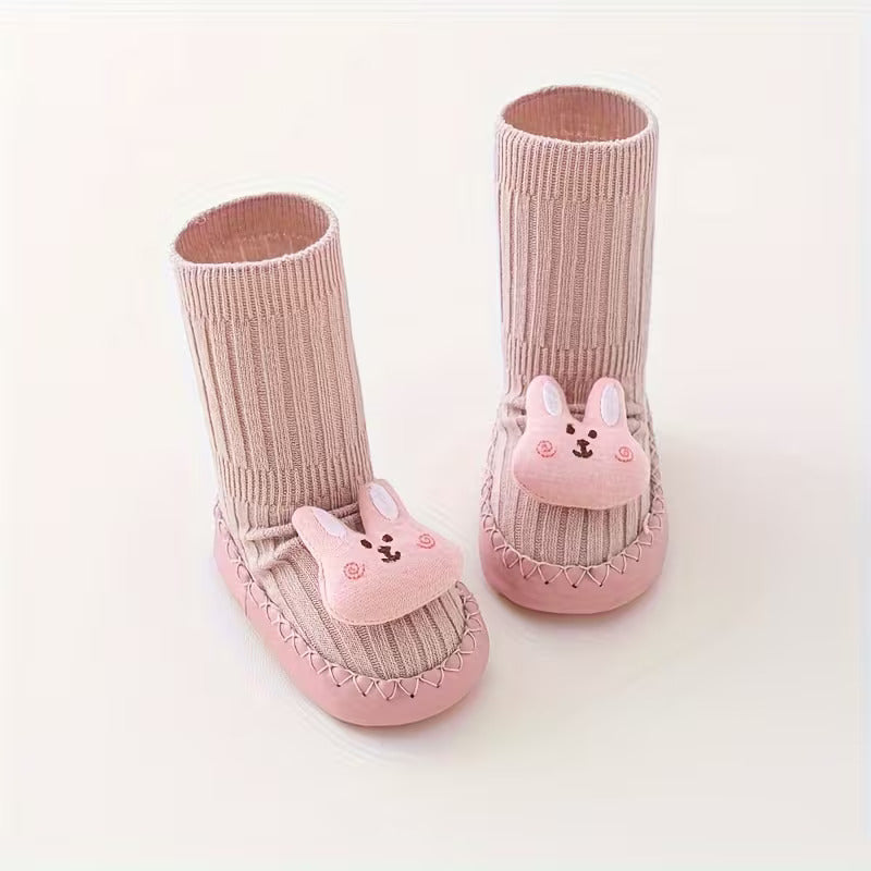 Chaussettes d’apprentissage bébé antidérapantes